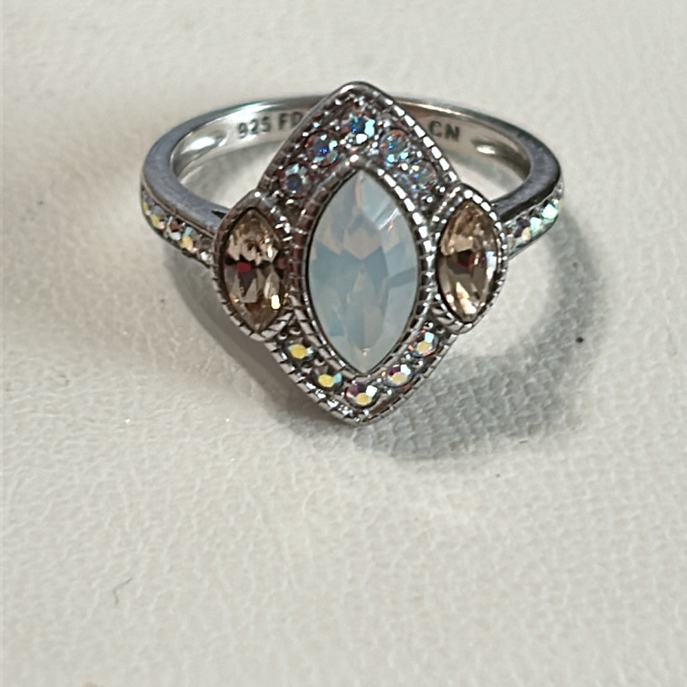 Sterling silver ring. - Picture 2 of 9
